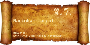 Marinkor Tarcal névjegykártya